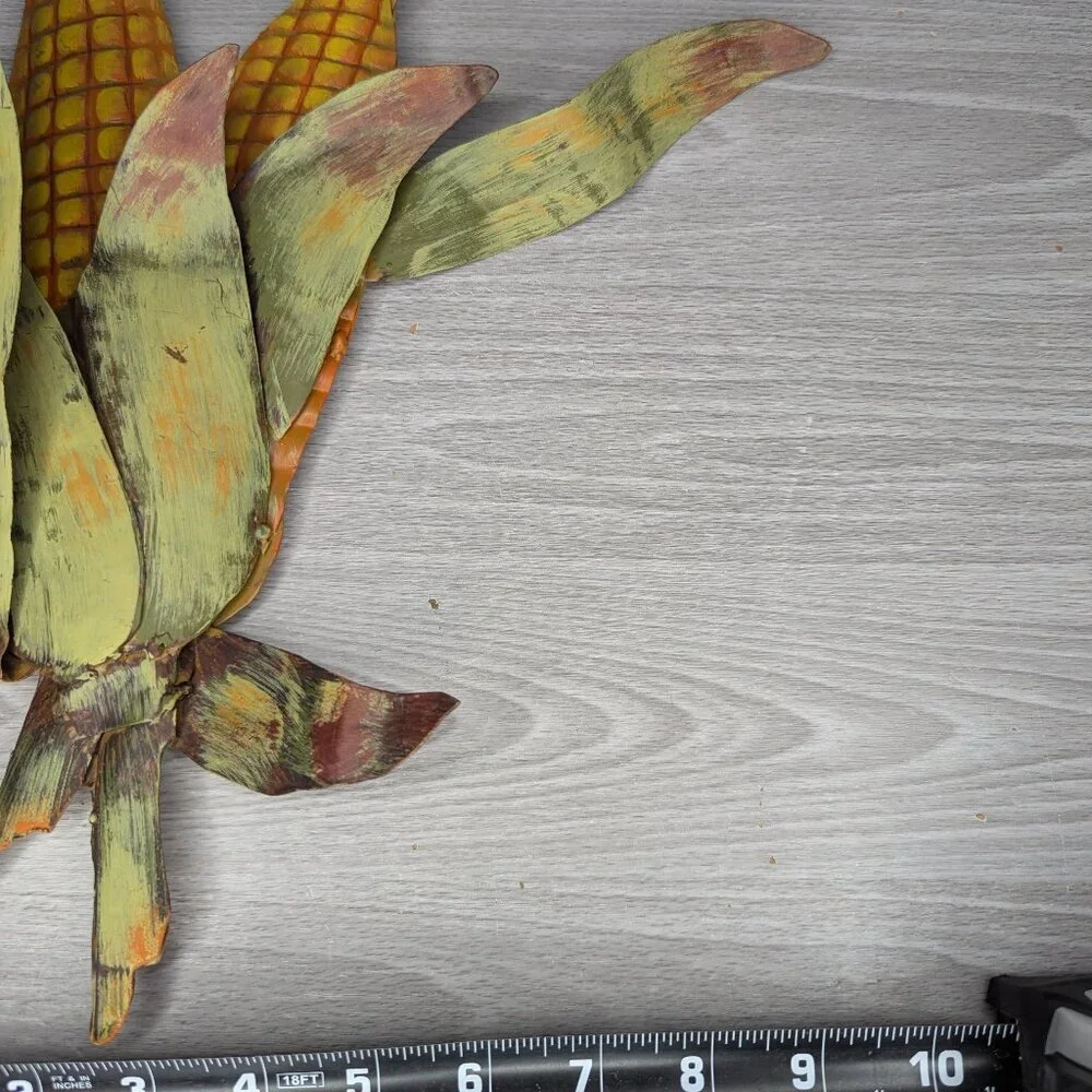 Metal Rustic Corn Wall Sculpture 14